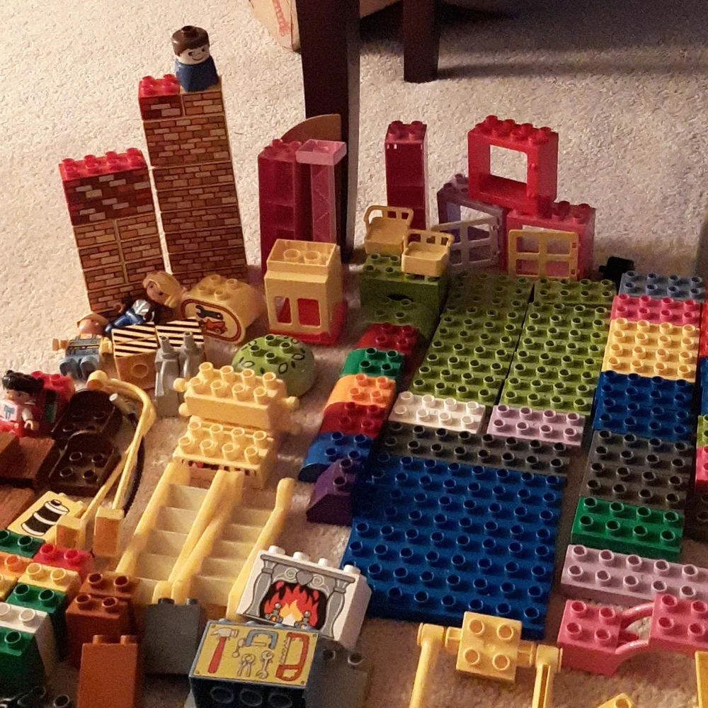 Assorted Lego Duplo Building Blocks